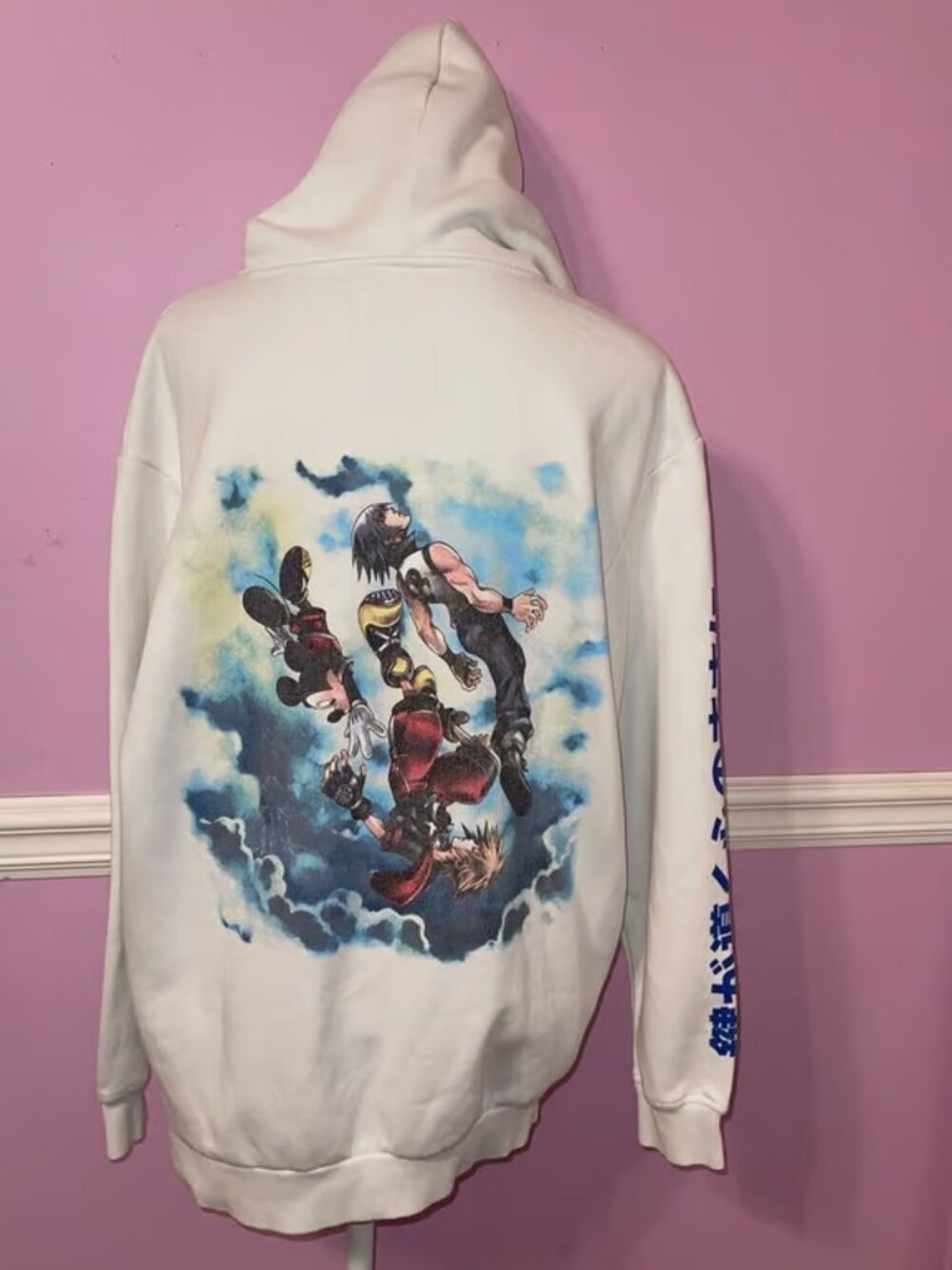 Kingdom hearts dream drop distance bershka hoodie sweater jacket riku sora coat